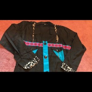 Pakistan Linen 2 Piece Black Outfit